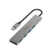 Hama 4-in-1 USB-C Hub, USB 3.2 Gen1, 5 Gbit/s