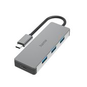 Hama 4-in-1 USB-C Hub, USB 3.2 Gen2, 10 Gbit/s